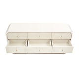 Aico Furniture - La Rachelle Storage Console- Dresser With Mirror In Medium Champagne - 9034050-260-136