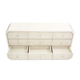 Aico Furniture - La Rachelle Storage Console- Dresser With Mirror In Medium Champagne - 9034050-260-136