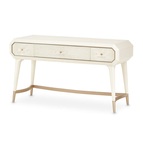 Aico Furniture - La Rachelle Vanity Desk In Medium Champagne - 9034058-136