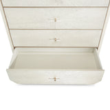 Aico Furniture - La Rachelle 5 Drawer Vertical Storage Cabinets-Chest In Medium Champagne - 9034070-136