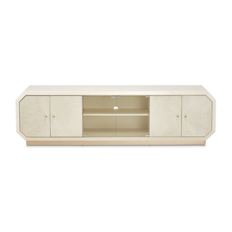 Aico Furniture - La Rachelle Media Cabinet In Medium Champagne - 9034081-136