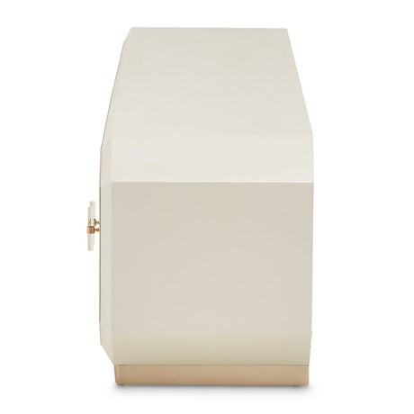 Aico Furniture - La Rachelle Media Cabinet In Medium Champagne - 9034081-136