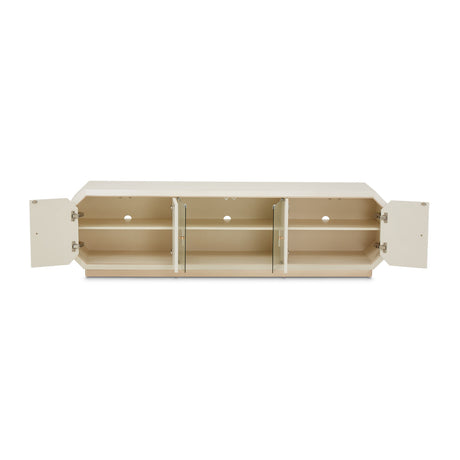 Aico Furniture - La Rachelle Media Cabinet In Medium Champagne - 9034081-136