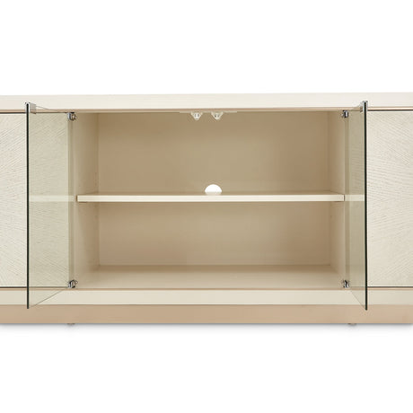 Aico Furniture - La Rachelle Media Cabinet In Medium Champagne - 9034081-136