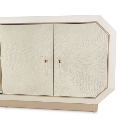 Aico Furniture - La Rachelle Media Cabinet In Medium Champagne - 9034081-136