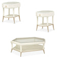 La Rachelle 3-Piece Occasional Table Set in Medium Champagne – Hexagon & Octagon Design – AICO Furniture