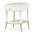 La Rachelle Octagonal End Table W/Drawer In Medium Champagne - 9034202-136 - Aico Furniture