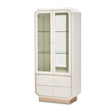 La Rachelle Display Cabinet with LED Lighting in Champagne – AICO Furniture