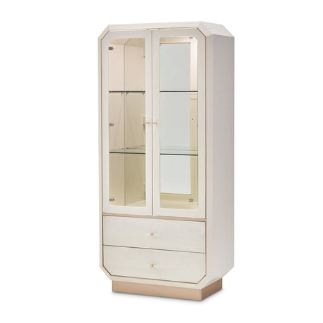 Aico Furniture - La Rachelle Display Cabinet In Medium Champagne - 9034209-136