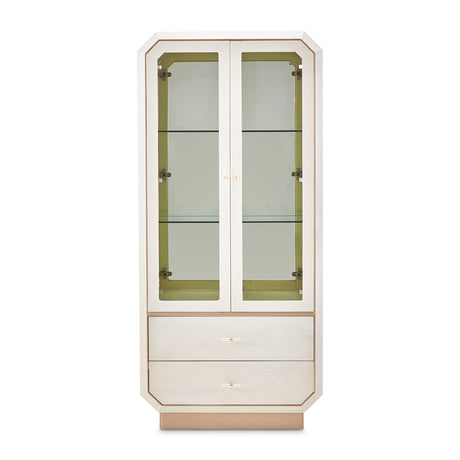 Aico Furniture - La Rachelle Display Cabinet In Medium Champagne - 9034209-136