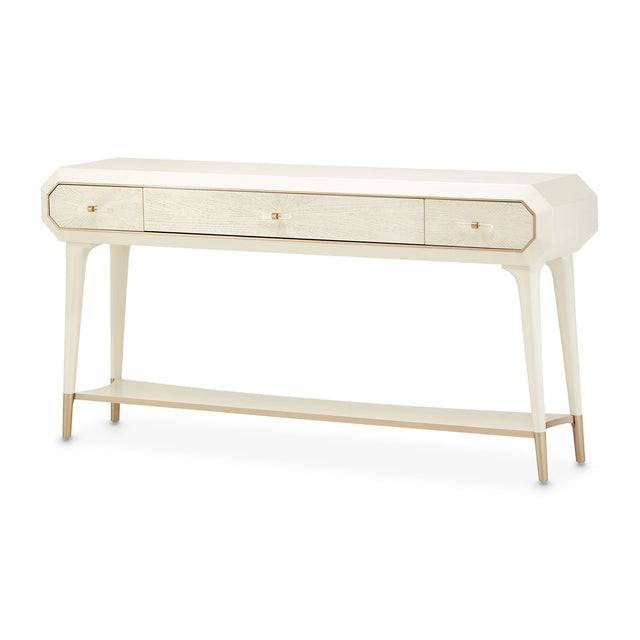 Aico Furniture - La Rachelle Console Table In Medium Champagne - 9034223-136