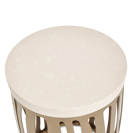 Aico Furniture - La Rachelle 3 Piece Occasional Table Set In Medium Champagne - 9034204-226-136