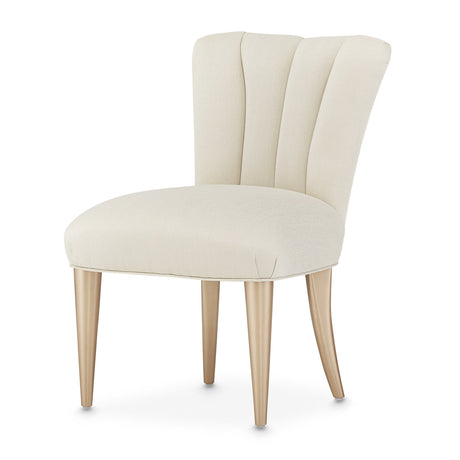 Aico Furniture - La Rachelle Vanity Desk Chair In Medium Champagne - 9034244-136