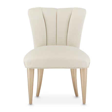 Aico Furniture - La Rachelle Vanity Desk Chair In Medium Champagne - 9034244-136