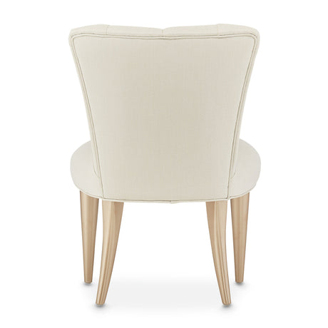 Aico Furniture - La Rachelle Vanity Desk Chair In Medium Champagne - 9034244-136