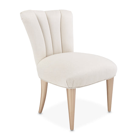 Aico Furniture - La Rachelle Vanity Desk Chair In Medium Champagne - 9034244-136