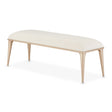 La Rachelle Bedroom Bench Medium Champagne Fabric – Aico Furniture