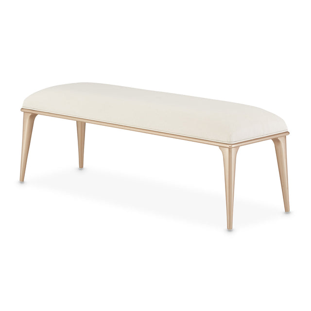 Aico Furniture - La Rachelle Bench In Medium Champagne - 9034904-136