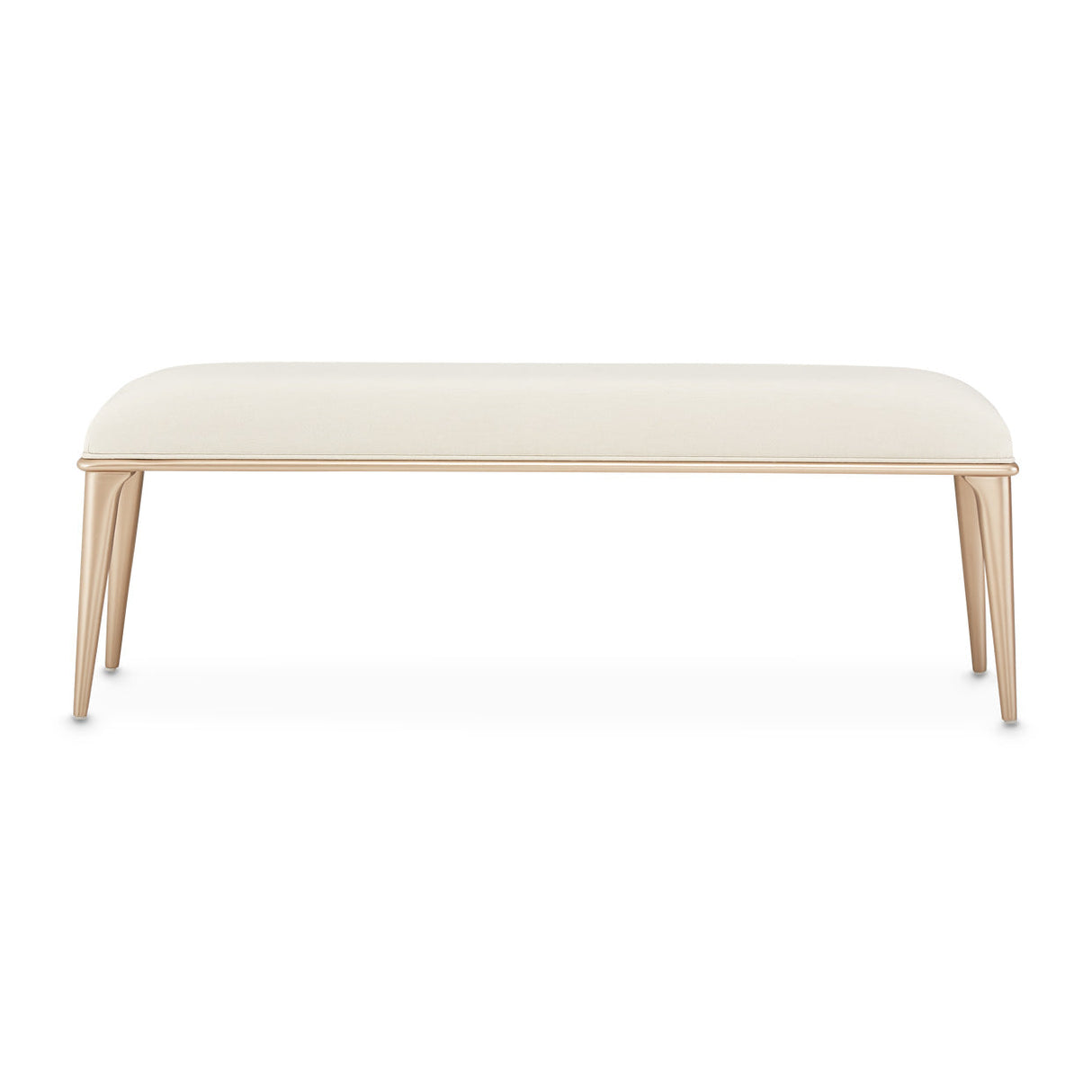 Aico Furniture - La Rachelle Bench In Medium Champagne - 9034904-136