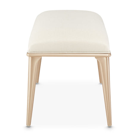 Aico Furniture - La Rachelle Bench In Medium Champagne - 9034904-136