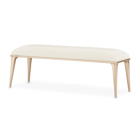 Aico Furniture - La Rachelle Bench In Medium Champagne - 9034904-136