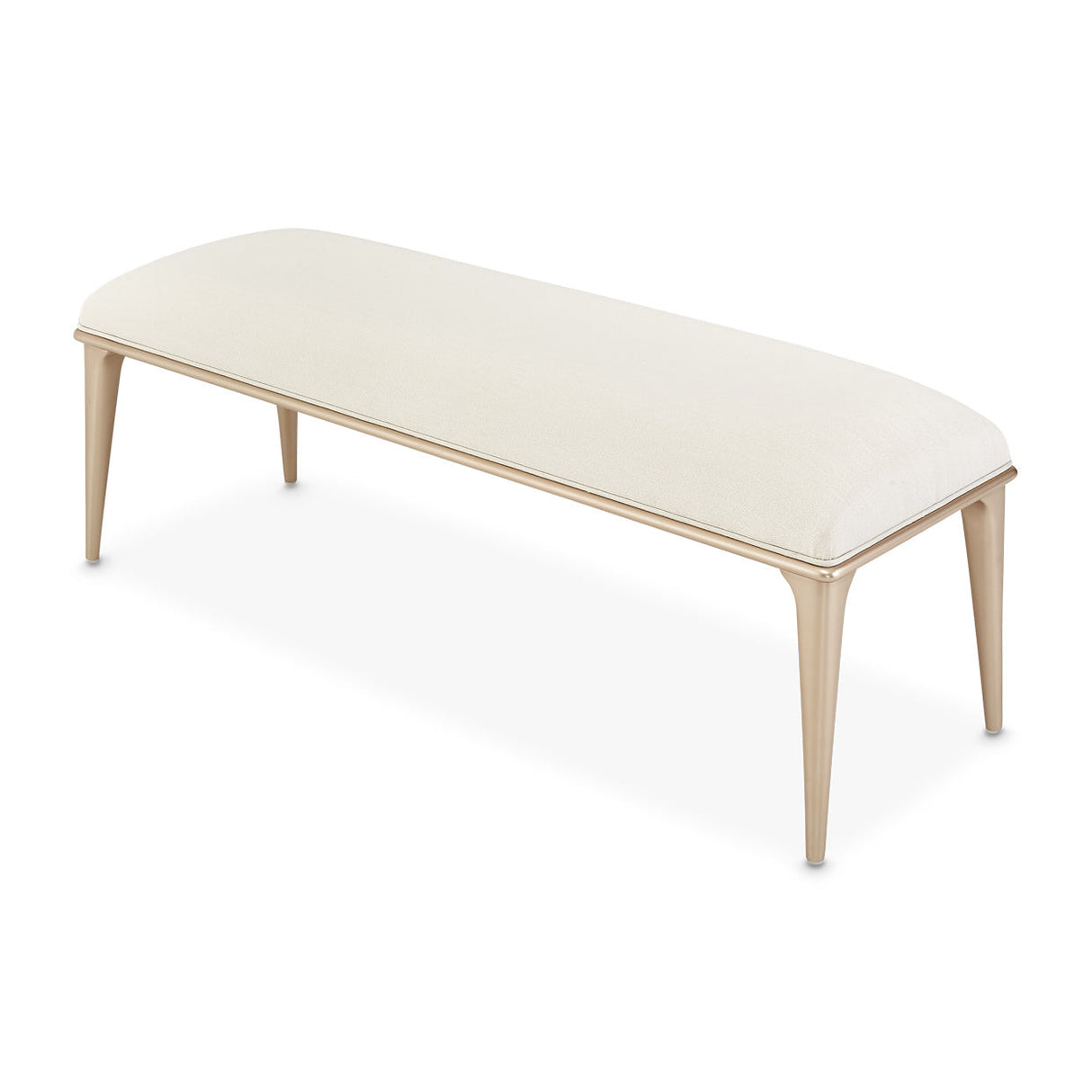 Aico Furniture - La Rachelle Bench In Medium Champagne - 9034904-136