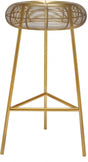 Tuscany Counter Stool Set Of 2 In Gold - 963Gold | Meridian