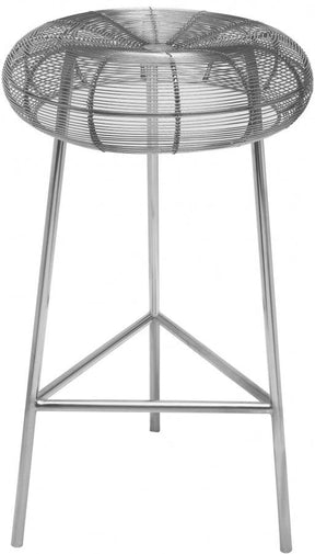 Tuscany Counter Stool Set Of 2 In Silver - 963Silver | Meridian