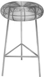 Tuscany Counter Stool Set Of 2 In Silver - 963Silver | Meridian