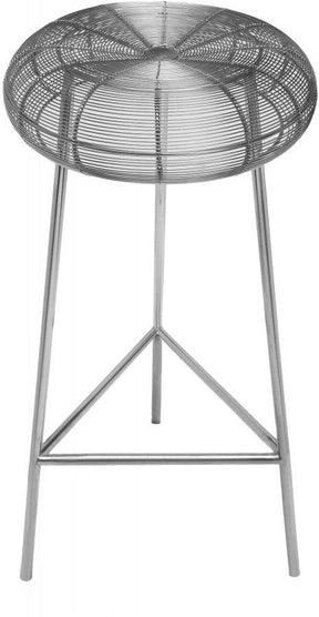 Tuscany Bar Stool Set Of 2 In Silver - 964Silver | Meridian