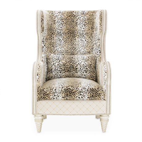 Michael Amini Chamberi Wing Chair - Home Elegance USA