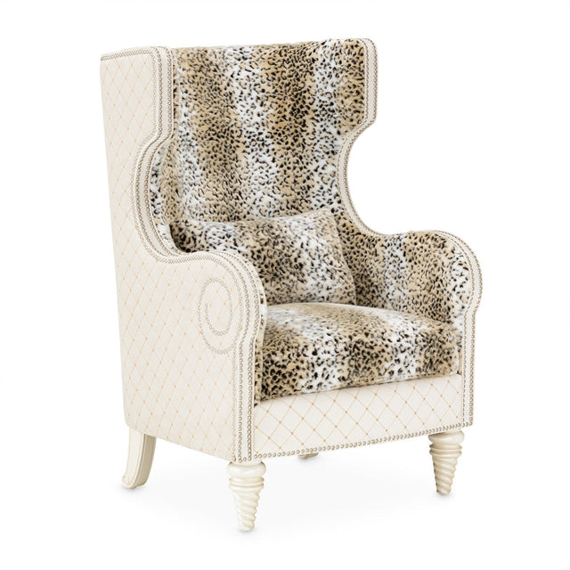 Michael Amini Chamberi Wing Chair - Home Elegance USA