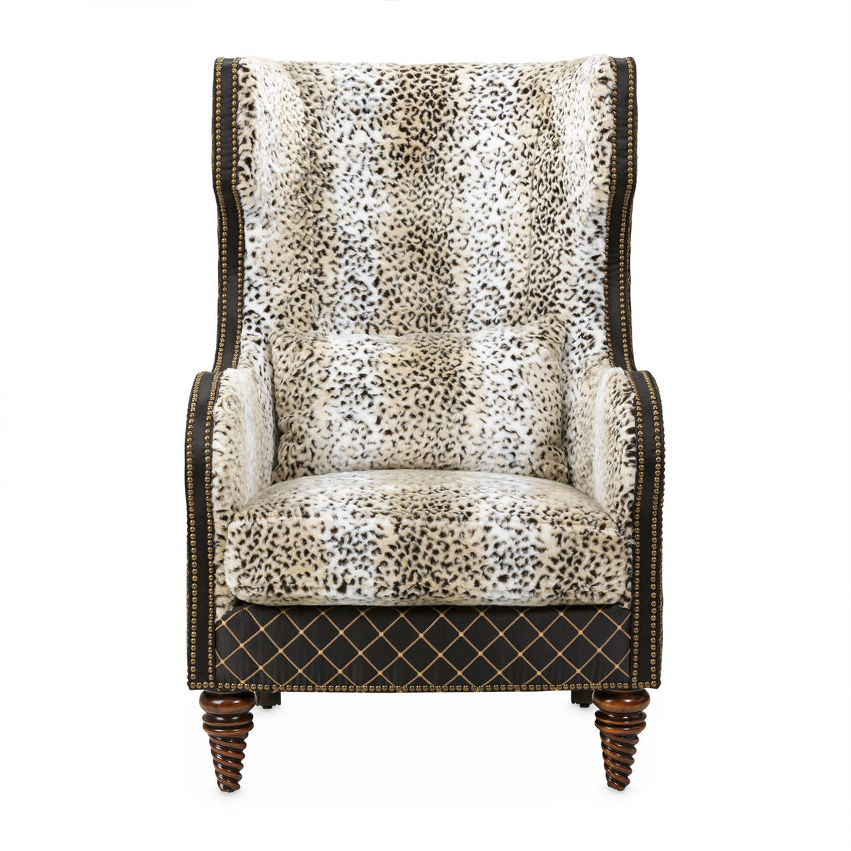 Michael Amini Chamberi Wing Chair - Home Elegance USA