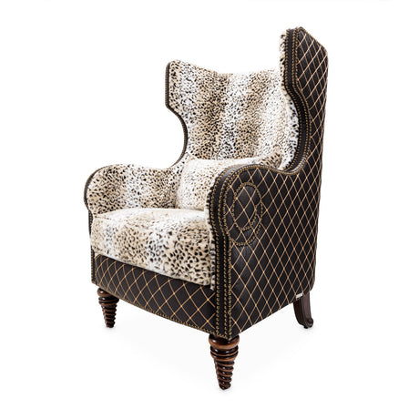 Michael Amini Chamberi Wing Chair - Home Elegance USA