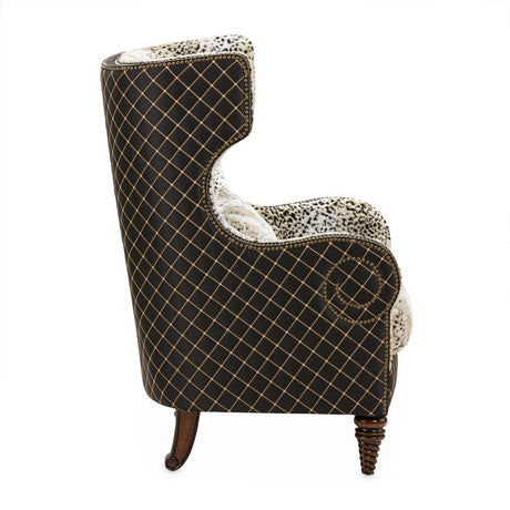 Michael Amini Chamberi Wing Chair - Home Elegance USA