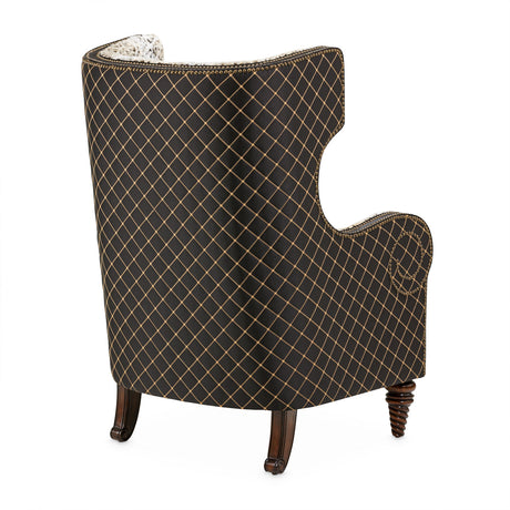 Michael Amini Chamberi Wing Chair - Home Elegance USA