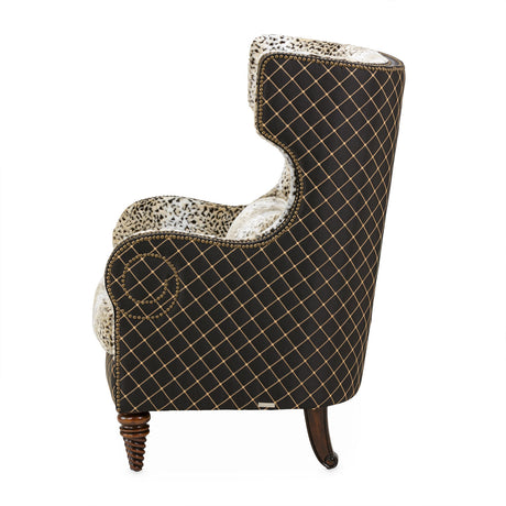 Michael Amini Chamberi Wing Chair - Home Elegance USA