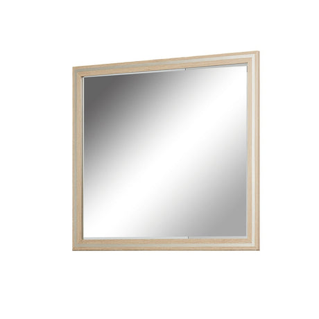 Aico Furniture - Laguna Ridge Wall Mirror In Washed Oak - 9083260-129