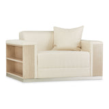 Aico Furniture - Laguna Ridge Chair & A Half In Champagne - 9083838-Chpgn-129