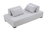 Morden Sofa Minimalist Modular Sofa Sofadaybed Ideal for living, family, bedroom, and guest spaces Beige Home Elegance USA