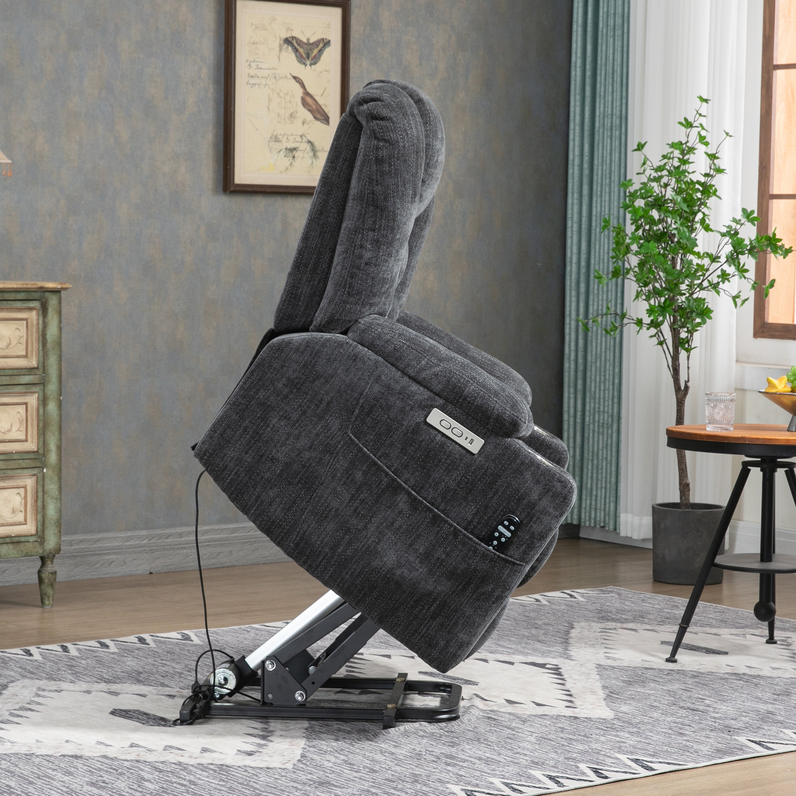 Large 2024 gray recliner