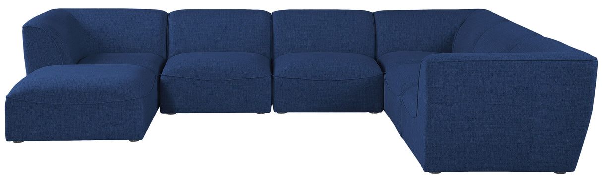 Miramar - Modular Sectional 7 Piece - Navy - Fabric - Home Elegance USA