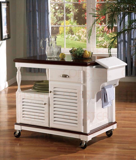 Coaster Furniture - Clinton Kitchen Cart - 910013