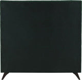 Meridian Furniture - Elly Velvet King Bed In Green - Ellygreen-K