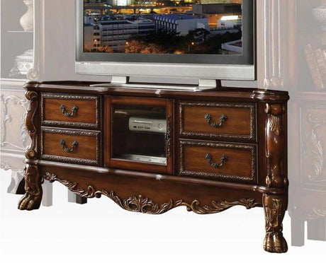 Acme Furniture - Dresden TV Console, Cherry Oak - 91338