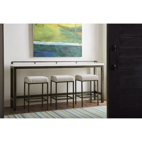 Essence Console Table with Stools Meringue Finish Accent | Universal