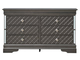 Glory Furniture Verona G6702-D Dresser , Metallic Black - Home Elegance USA