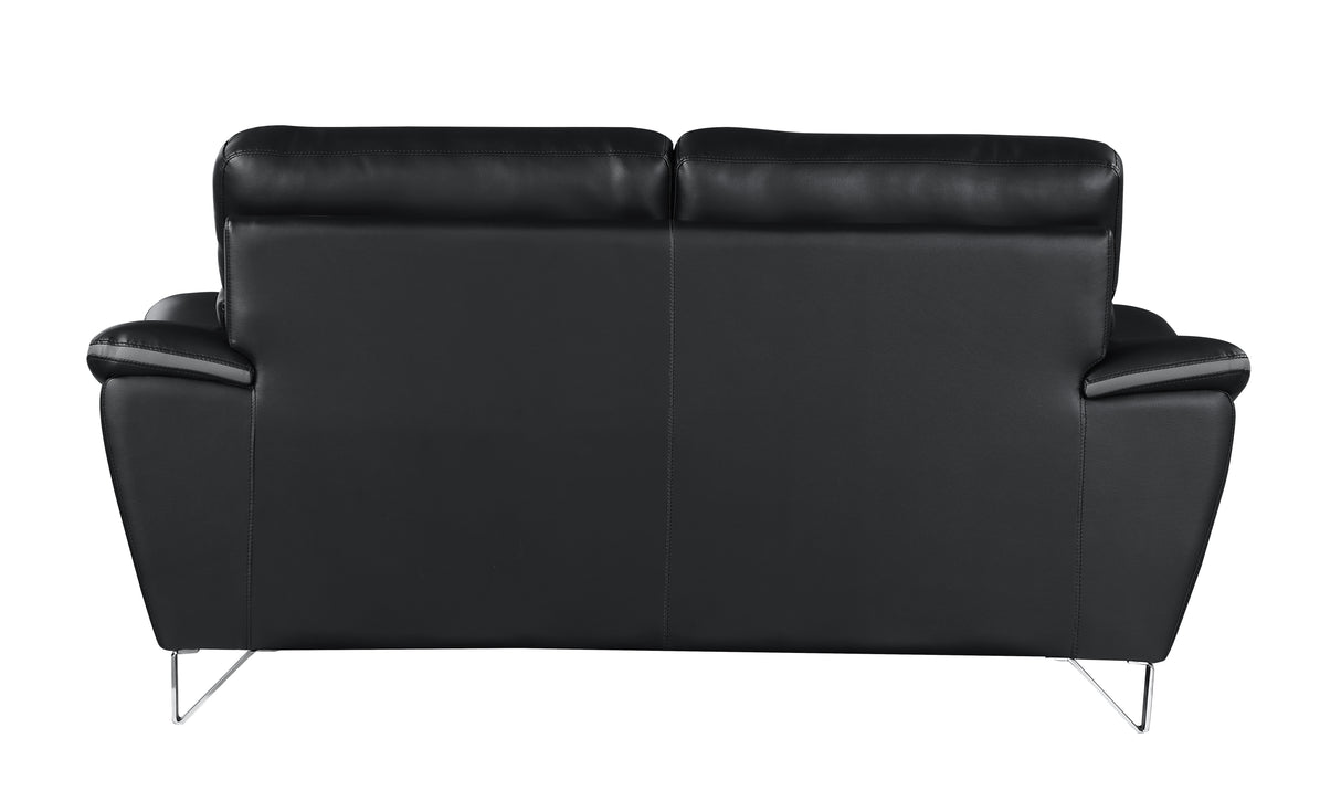 Genuine Leather Loveseat Home Elegance USA