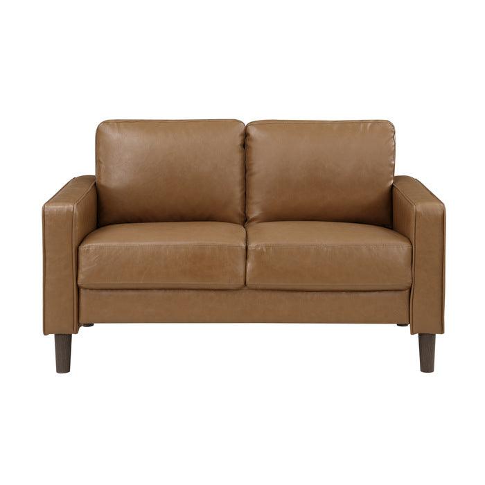 Homelegance - Malcolm Love Seat In Brown - 9203Brw-2