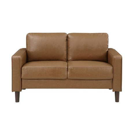 Homelegance - Malcolm Love Seat In Brown - 9203Brw-2